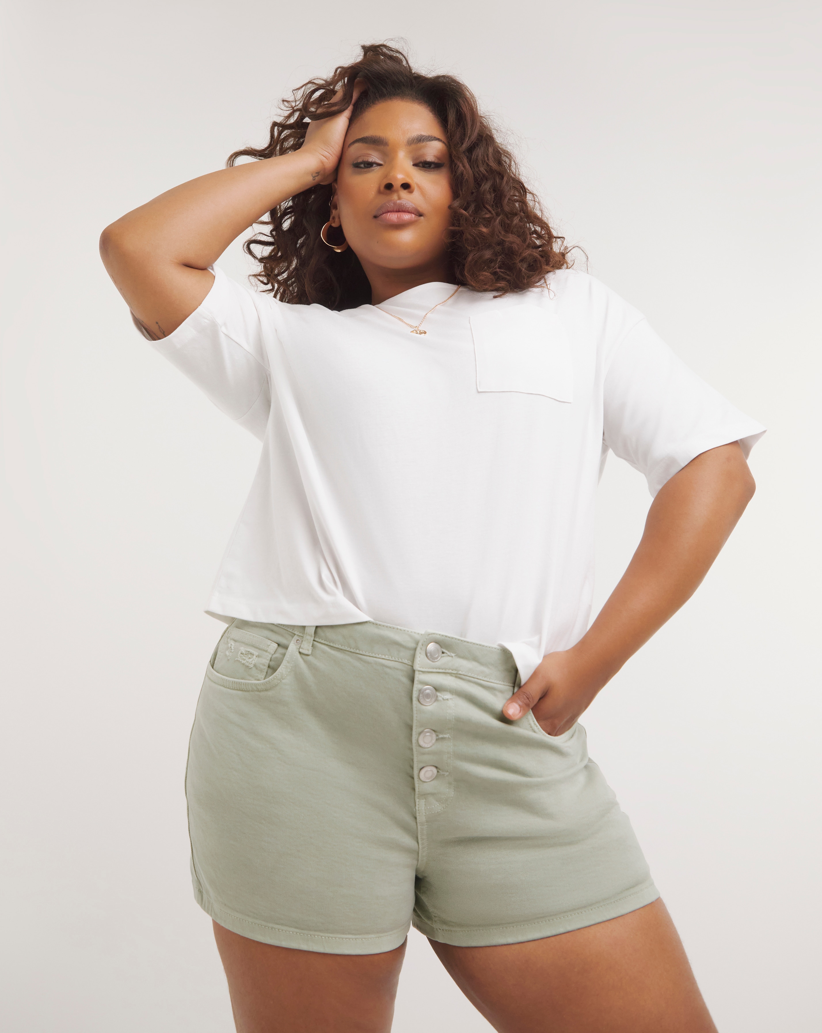Simply be hotsell denim shorts