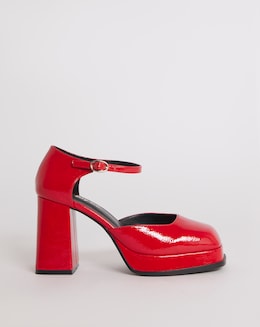 Coralie Platform Heeled Shoes Ex Wide Fit