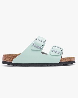 Birkenstock Arizona Leather Two Bar Mules Narrow Width