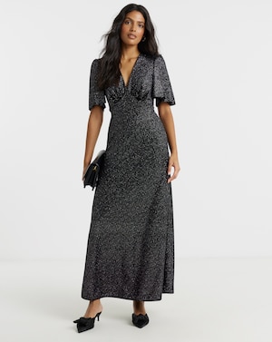 Twisted Wunder Sofia Glitter Maxi Dress - Image 1