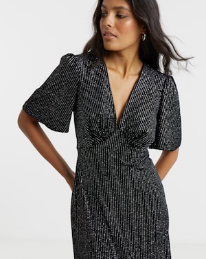 Twisted Wunder Sofia Glitter Maxi Dress - Image 3