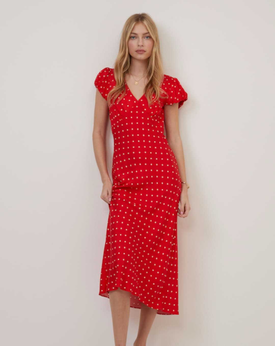 Women's Casual Red Midi Dresses