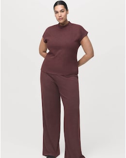 Mango Mock Neck T-Shirt
