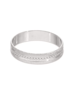 9CT WG 4MM WED RING