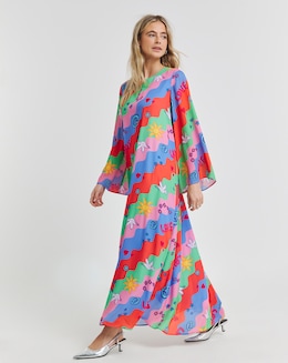 Twisted Wunder Alaska Chiffon Maxi Dress