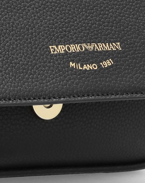 Emporio Armani Black Cross-Body Bag - Image 4