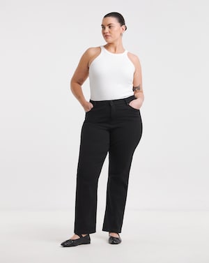 Black 24/7 Straight Leg Jeans - Image 2
