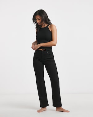 Black 24/7 Straight Leg Jeans - Image 1