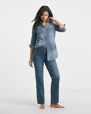 Western Blue 24/7 Straight Leg Jeans - Image 1