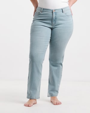 24/7 Light Wash Straight Leg Jeans - Image 5