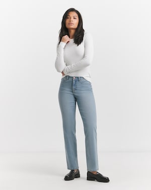 24/7 Light Wash Straight Leg Jeans - Image 2