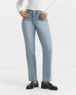 24/7 Light Wash Straight Leg Jeans - Image 6