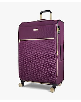 Rock Sloane Large Suitcase - Purple