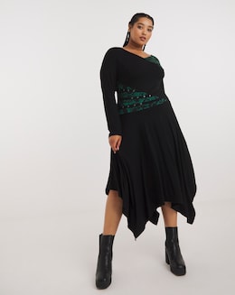 Joe Browns Superb Statement Stretch Jersey Midi Dress