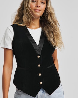 Joe Browns Chloes Favourite Velour Satin Waistcoat