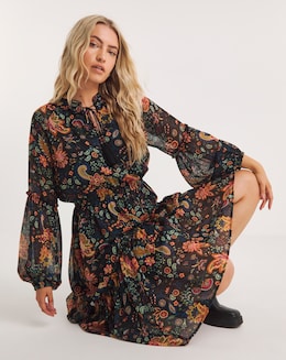 Joe Browns Make A Statement Midaxi Chiffon Dress