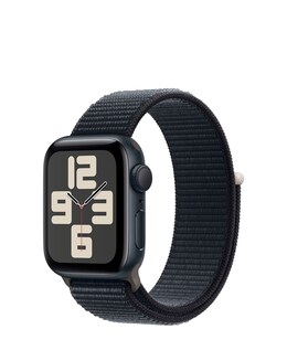 Apple Watch SE GPS 40mm Midnight Aluminium Case with Midnight Sport Loop