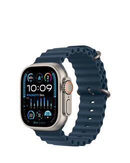 Apple Watch Ultra 2 GPS + Cellular, 49mm Titanium Case with Blue Ocean Band
