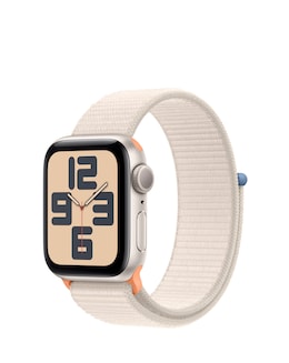 Apple Watch SE GPS 40mm Starlight Aluminium Case with Starlight Sport Loop