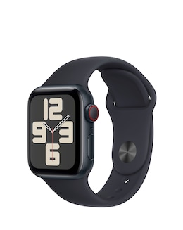Apple Watch SE Cellular 40mm Midnight Aluminium Case, Midnight Sport Band - S/M