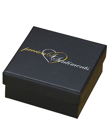 Precious Sentiments Sterling Silver & Diamond-Set Personalised Crossover Ring