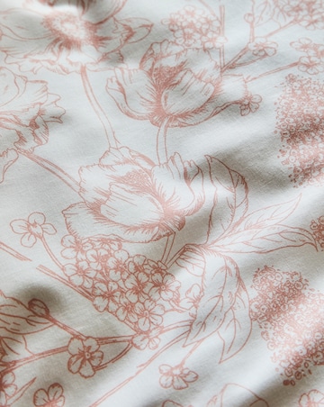 Julipa Toile Print Duvet Cover Set - Pink