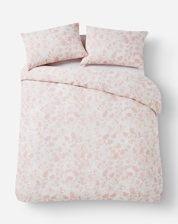 Julipa Toile Print Duvet Cover Set - Pink