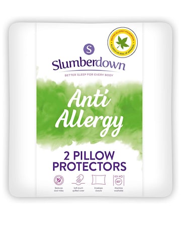 Slumberdown Anti-Allergy Pack of 2 Pillow Protectors
