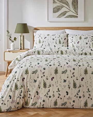 Autumn Pressed Leaf Duvet Cover Set