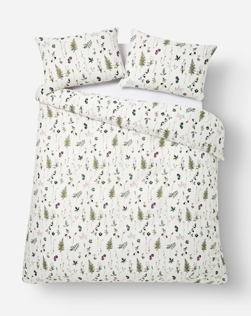 Autumn Pressed Leaf Duvet Cover Set