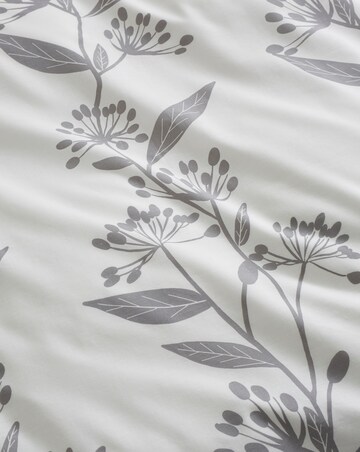Gray & Osbourn Allium Floral Grey Duvet Set