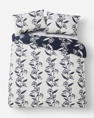 Allium Floral Navy Duvet Set