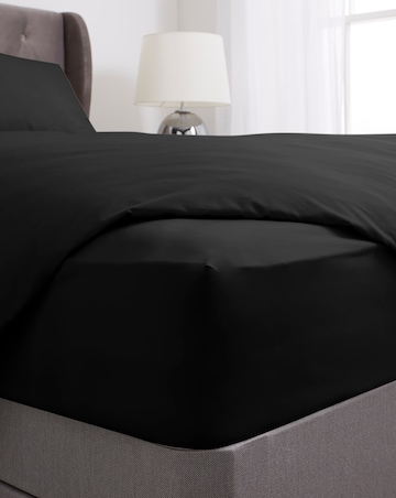 200TC Plain Dye Fitted Sheet