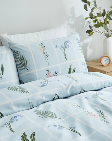 Esther Botanical Illustration Floral Duvet Set