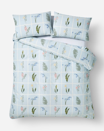 Esther Botanical Illustration Floral Duvet Set