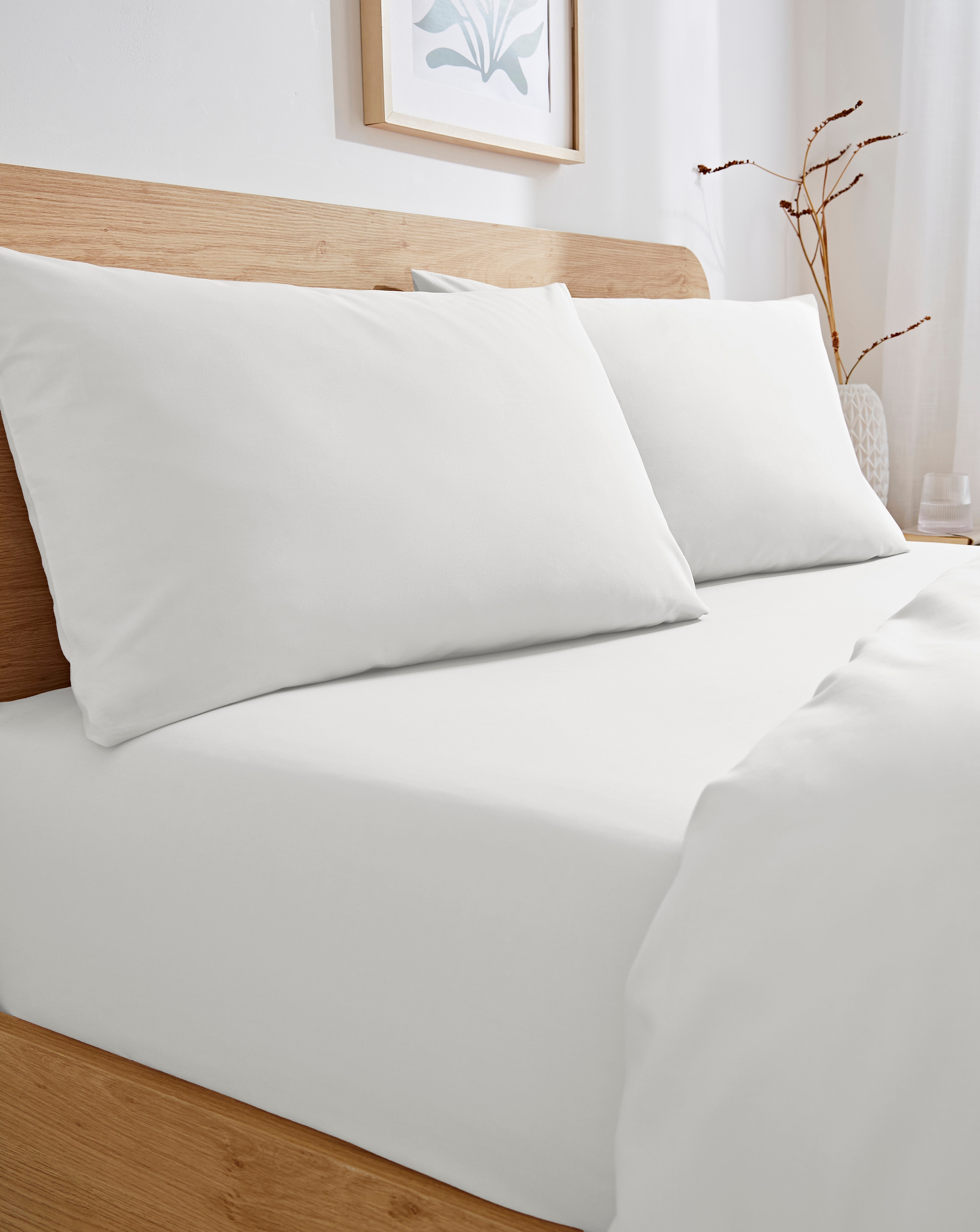 Non Iron Extra Deep 38cm Fitted Sheet