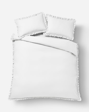 Ruffled Edge Duvet Cover Set