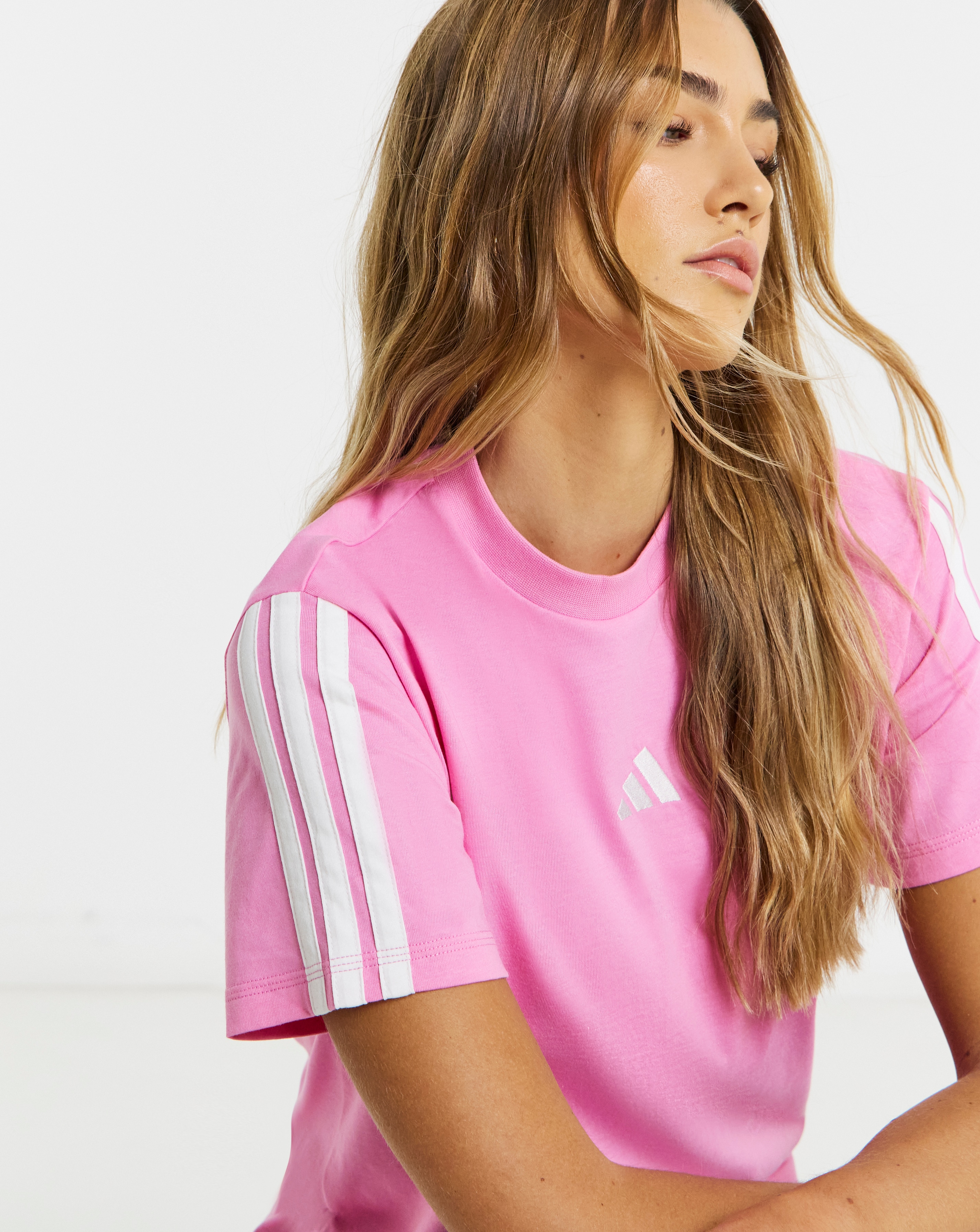 New In - adidas 3 Stripe T-Shirt