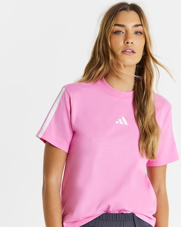 adidas 3 Stripe T-Shirt