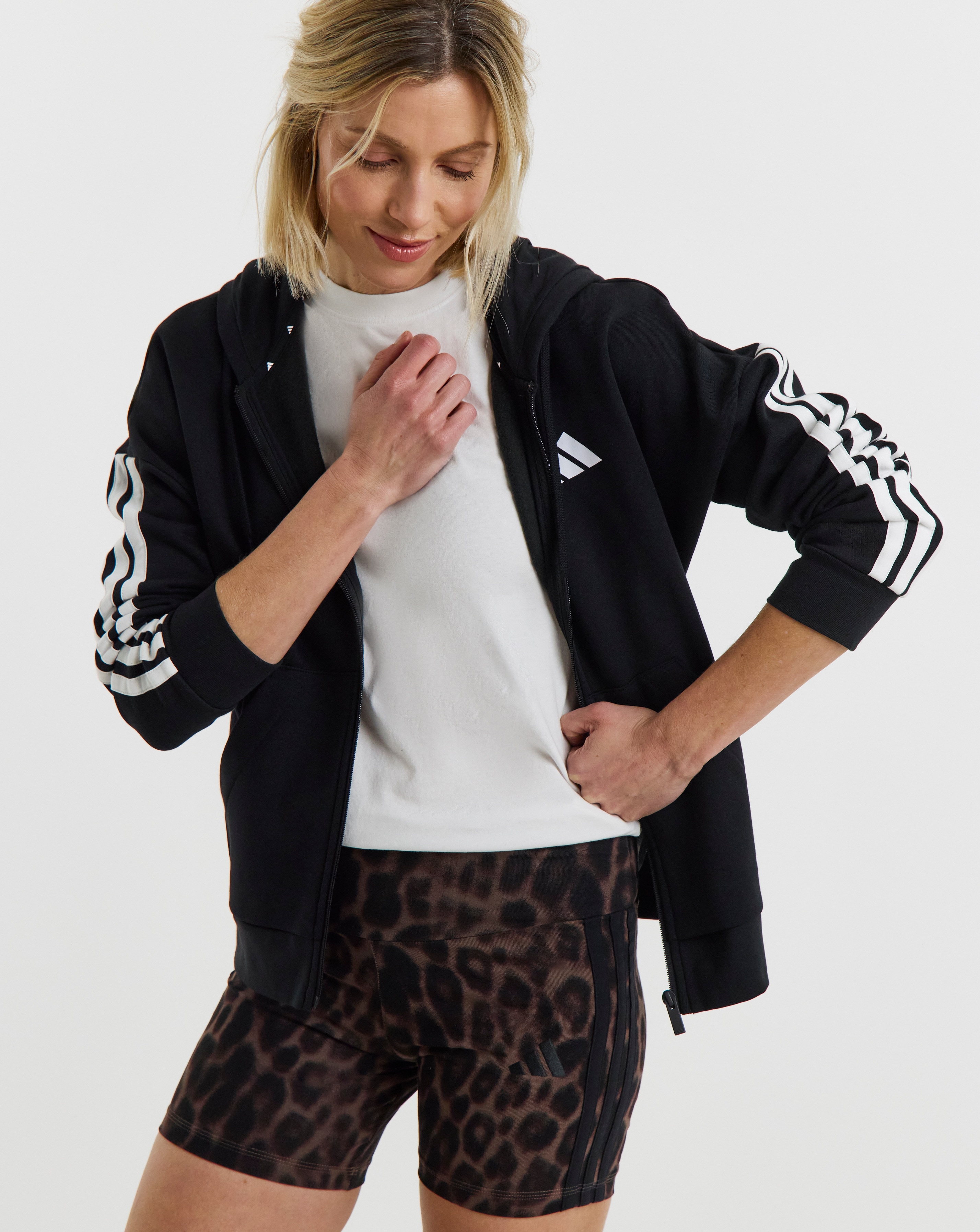 New In - Adidas Leopard Print Cycling Shorts