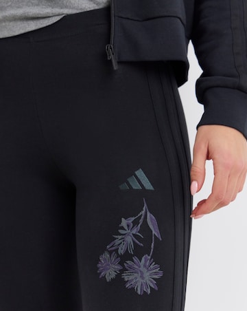 adidas 3 Stripes Floral Leggings