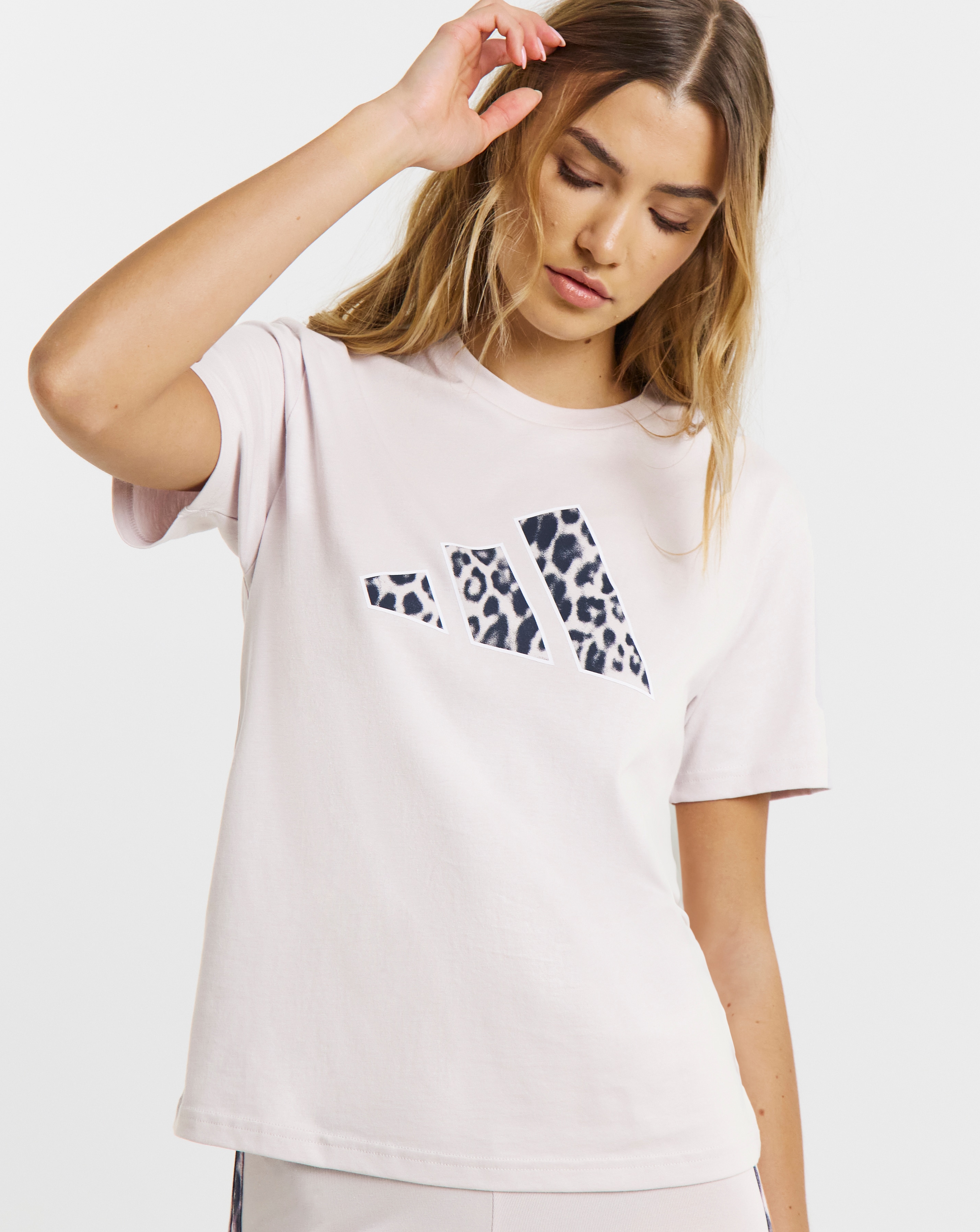 New In - Adidas Leopard Print T-Shirt