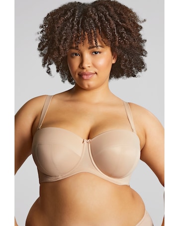 Sculptresse by Panache Dana Strapless Wired Bra Linen