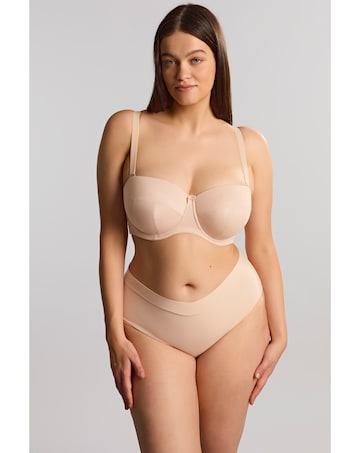 Sculptresse by Panache Dana Strapless Wired Bra Linen