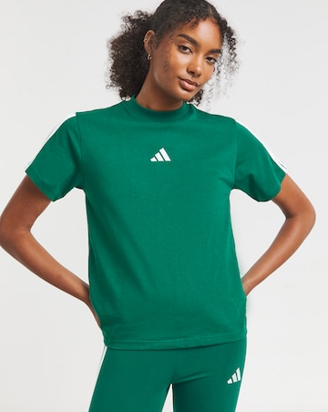 adidas 3 Stripe Training T-Shirt
