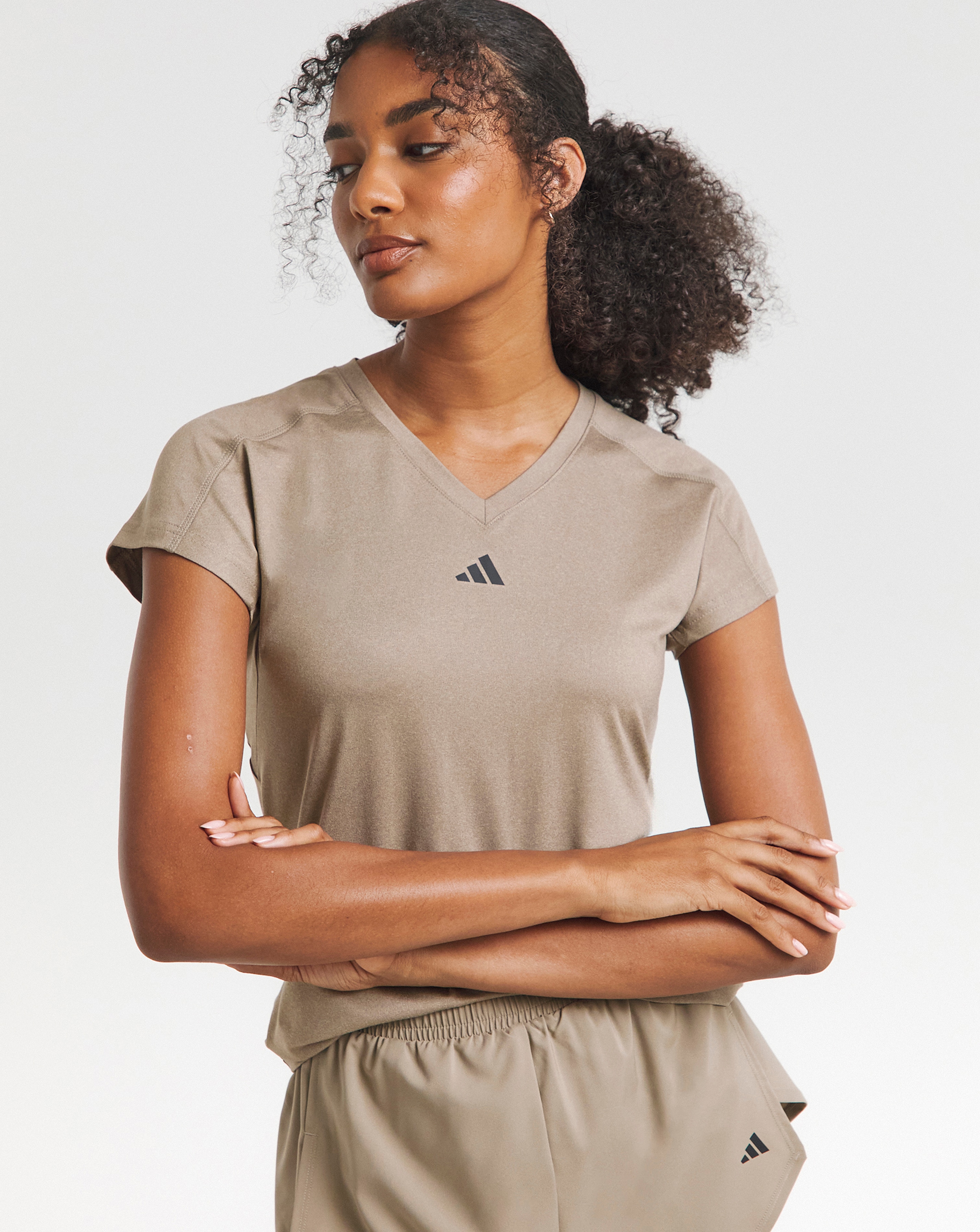adidas V Neck Training T-Shirt