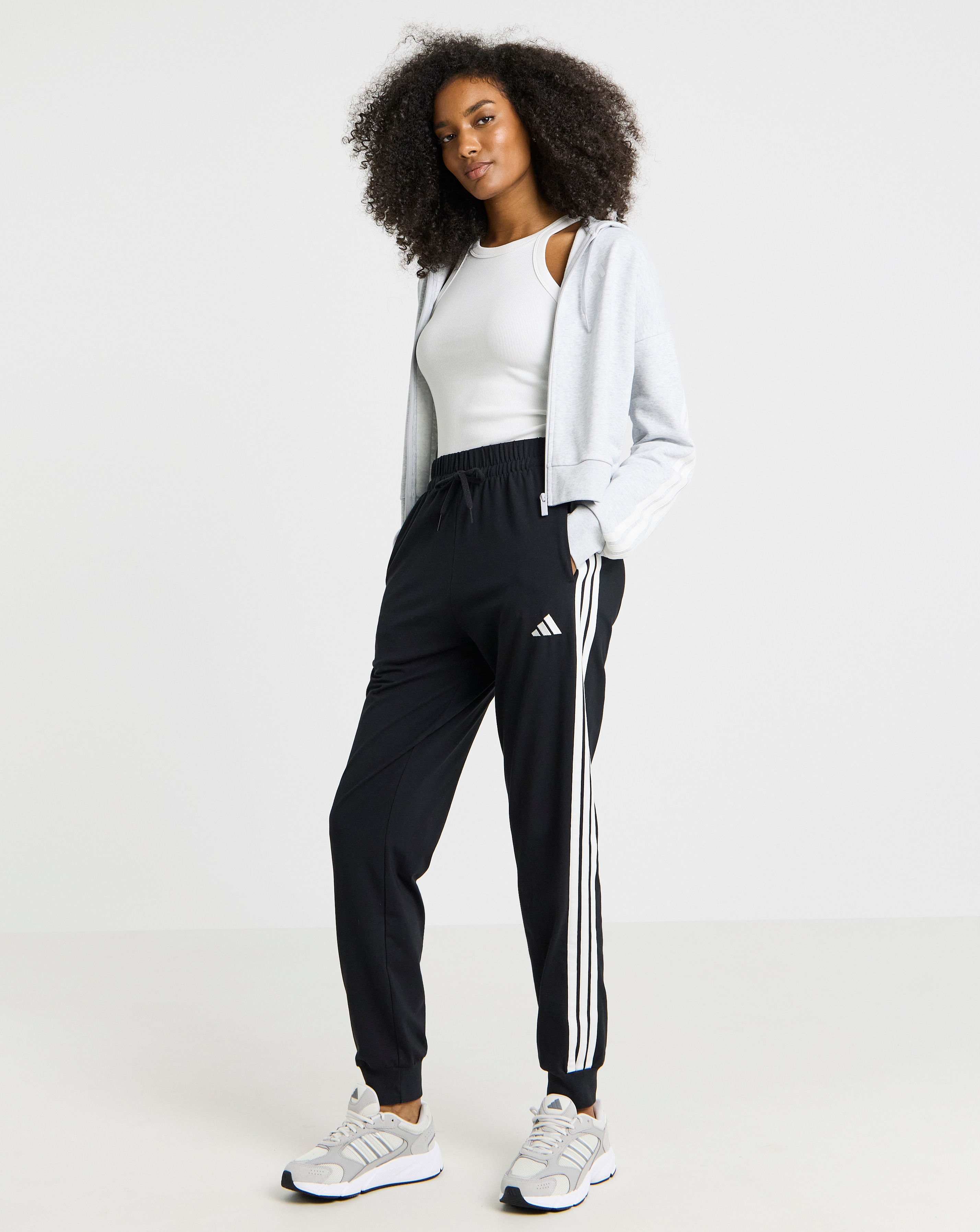 adidas 3 Stripe Cuffed Jogger