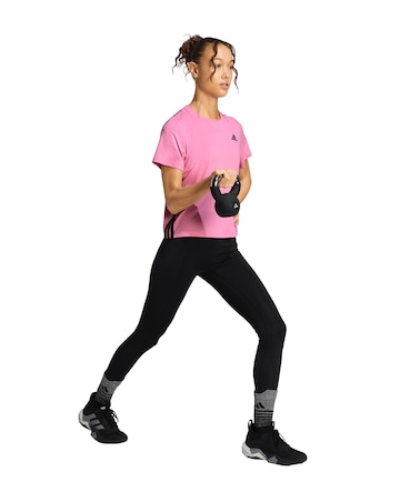 Adidas 3 Stripe Crew Neck T-Shirt