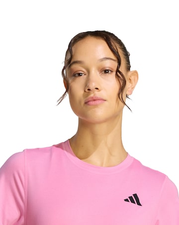 Adidas 3 Stripe Crew Neck T-Shirt