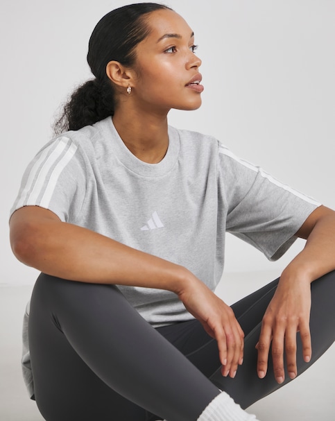adidas 3 Stripes Boyfriend T-Shirt